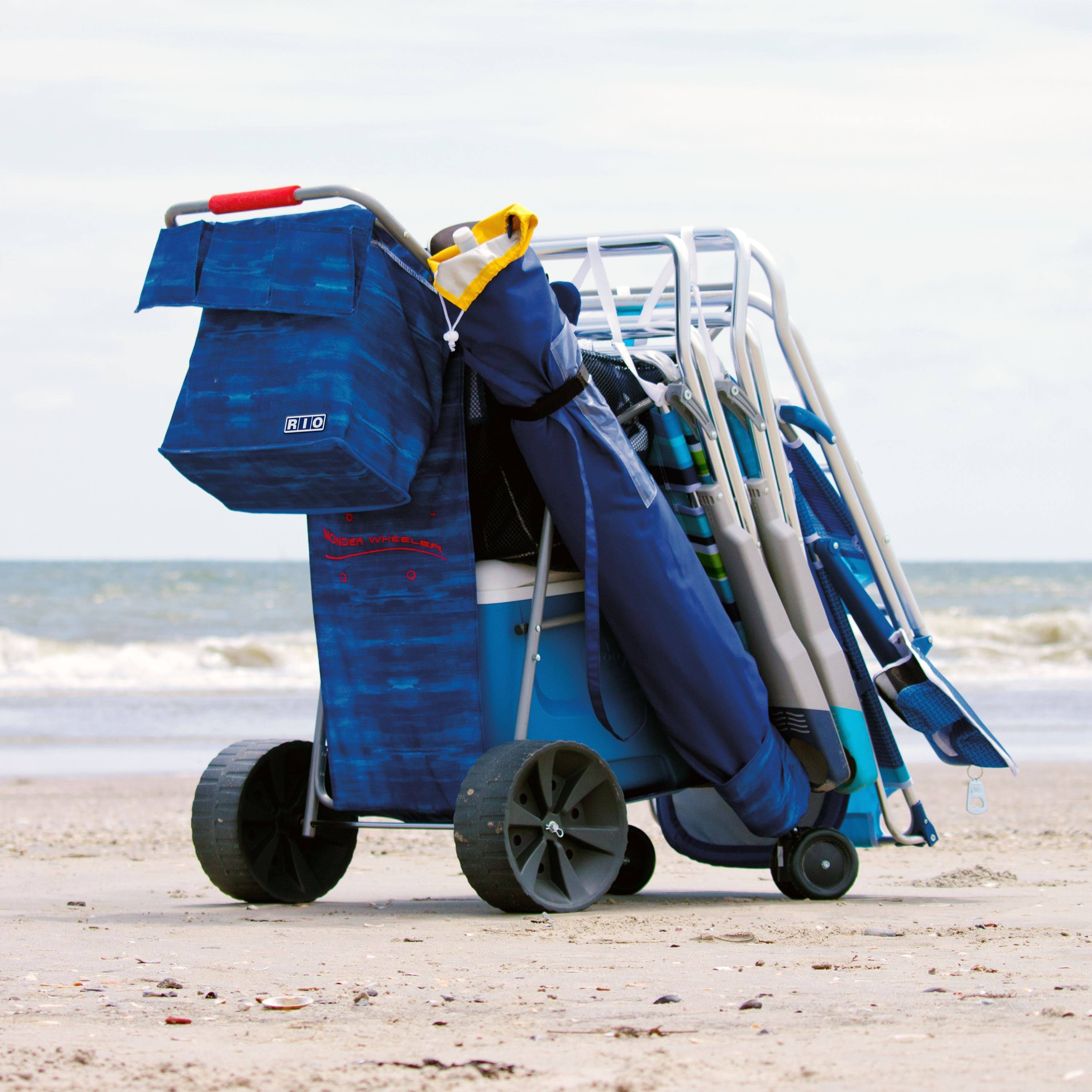 Dark Blue Beach Cart Q955
