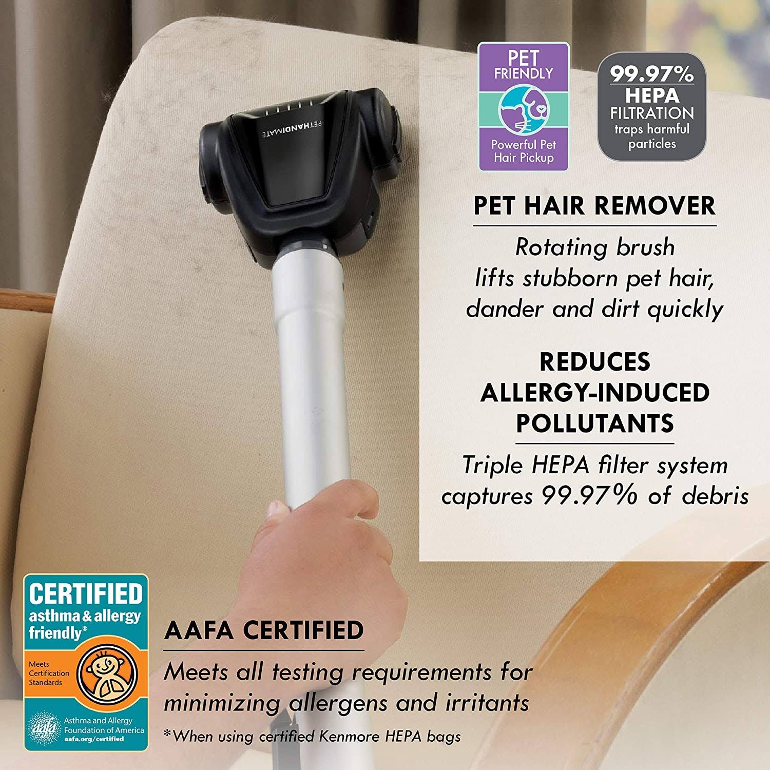 Silver Bagged Upright Vacuum E509819