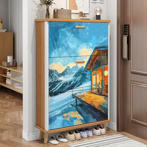 3 Drawer Shoe Cabinet Slim L79585