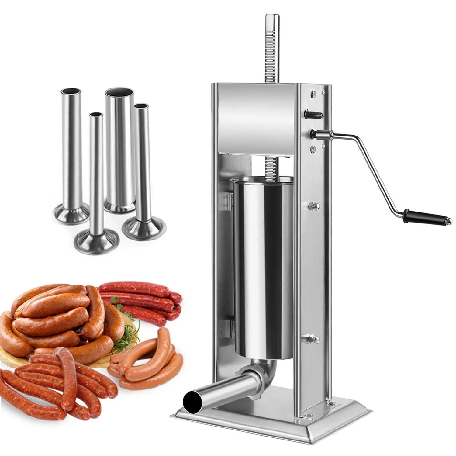 11 lb Dual Speed Stainless Steel Sausage Stuffer G8151
