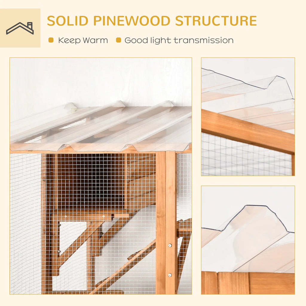 Outdoor Wooden Cat Enclosure G1362