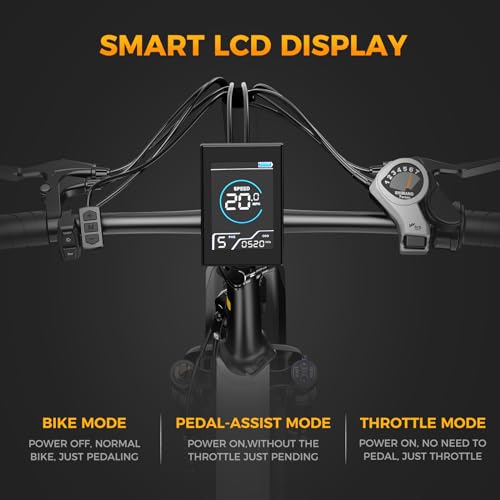 1400W Peak Motor 30MPH Max Speed 624WH Removable Battery Full Suspension 20 * 4.0 Fat Tire Foldable Ebike O832