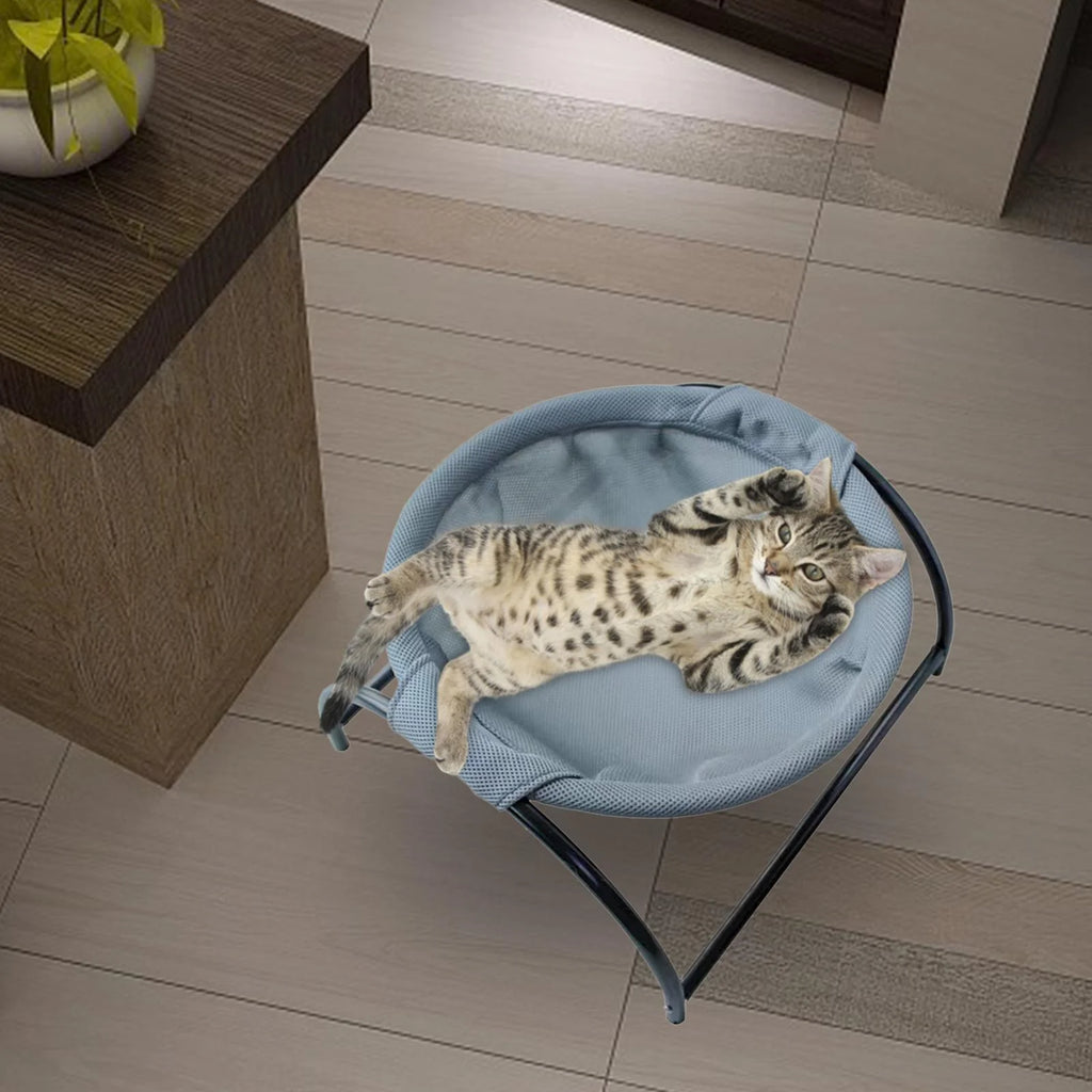 Gray Cat Hammock Pet Cot Dog Sleeping Bed B31784