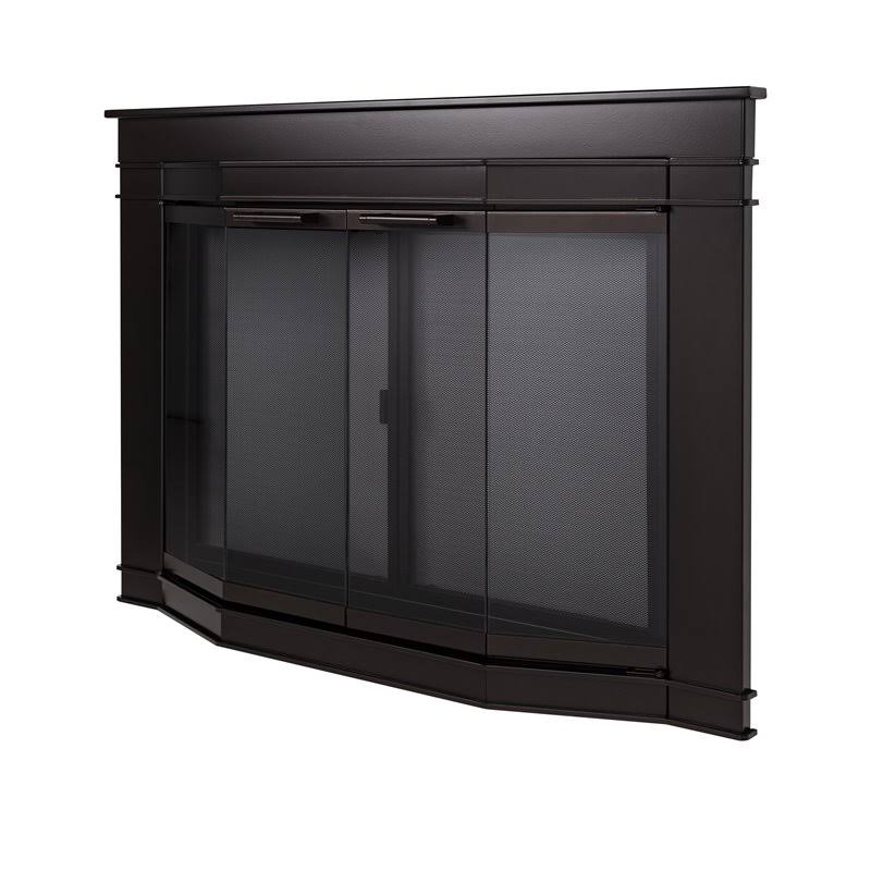 Oil Rubbed Bronze Large Fireplace Door O421