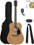 Sunburst Dreadnought Acoustic Guitar Bundle with Gig Bag X1642