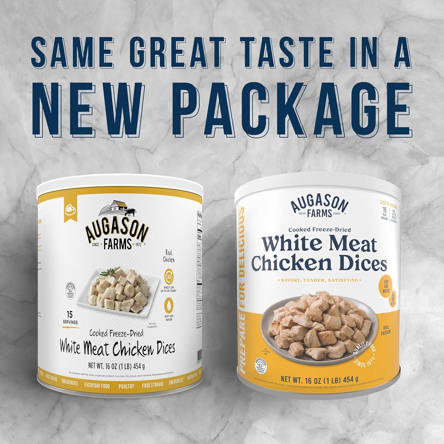 Freeze-Dried White Meat Chicken, 16 oz Z7548