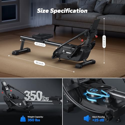 Magnetic Rowing Machine with 16-Level U194987
