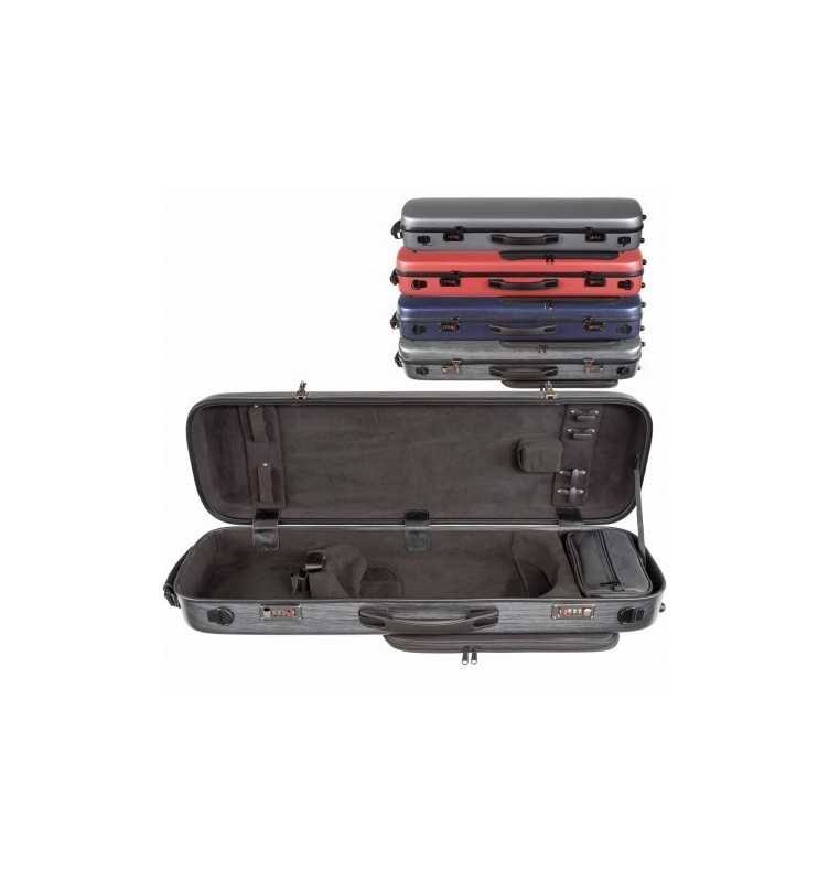 Oblong Scratch-Resistant Violin Case Black K487777