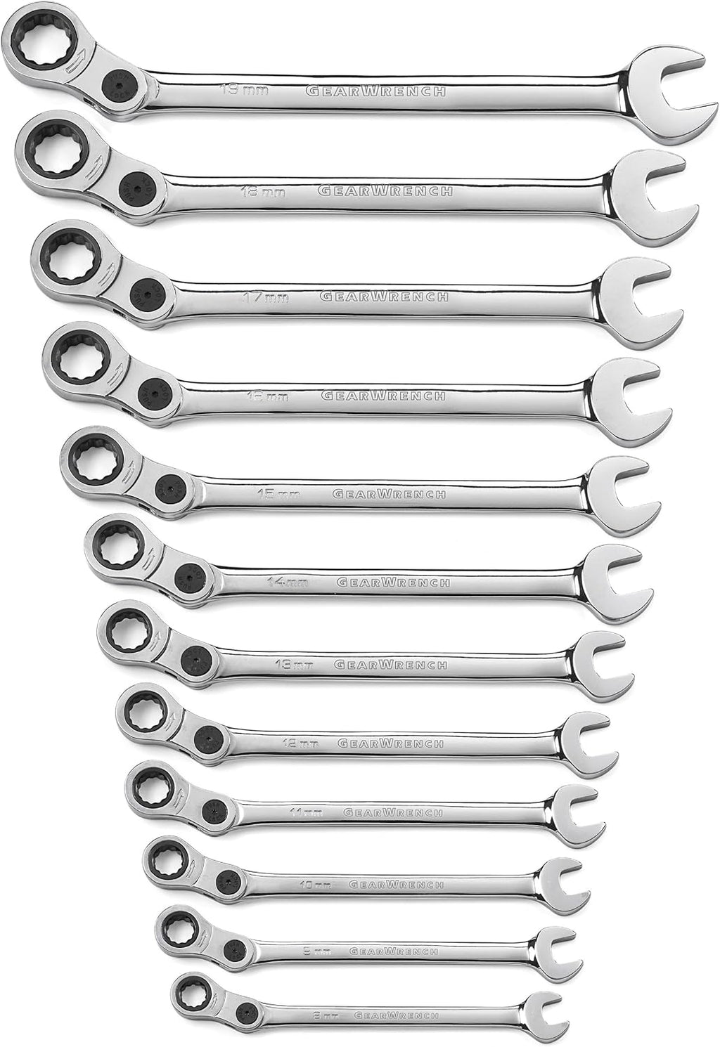 12 Pc. Indexing Combination Metric Wrench Set M99678