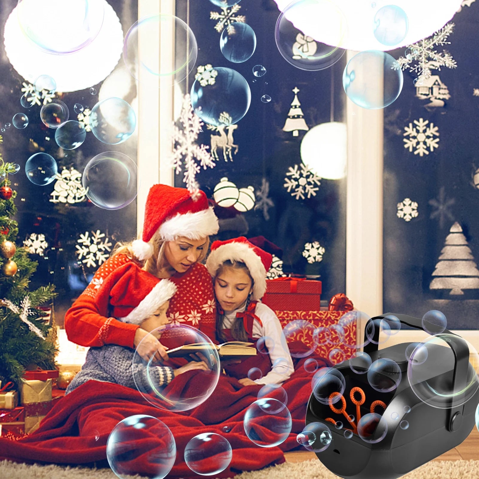 Portable Rechargeable Bubble Machine Y85674