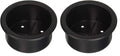 Black 2 Pack Recessed Drink Holder Z6669