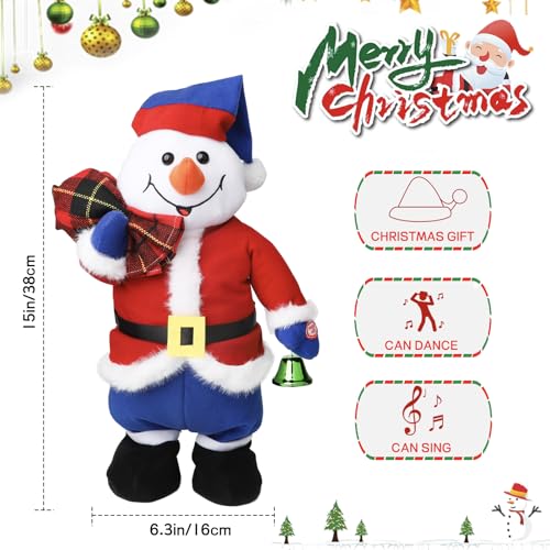 15" Musical Plush Snowman Toy O996971