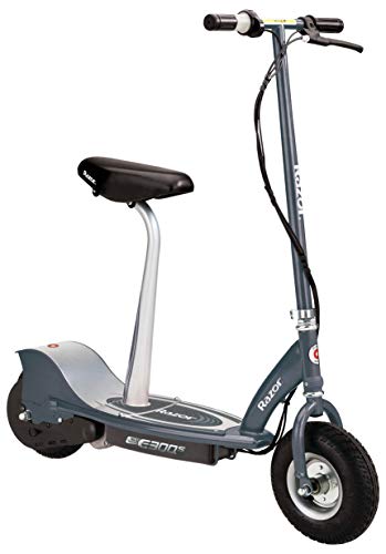 Seated Electric Scooter with 9" Pneumatic Tires, Removable Seat E940233