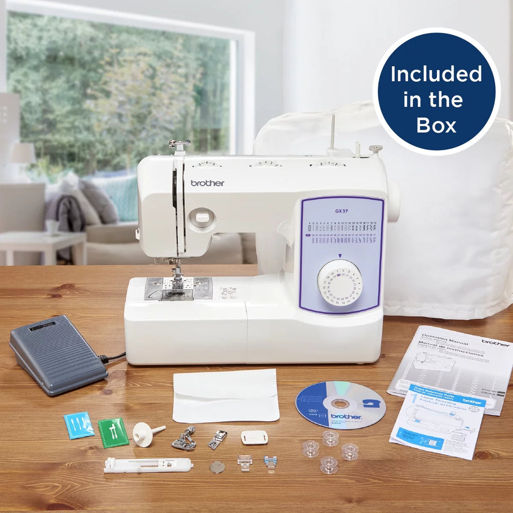 Lightweight Portable Mechanical Sewing Machine with 37 Built-In Stitches M1346