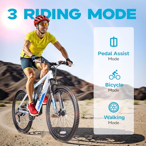 350W 26" 21 Speed Electric Bike with Dual Disc Brake B153657