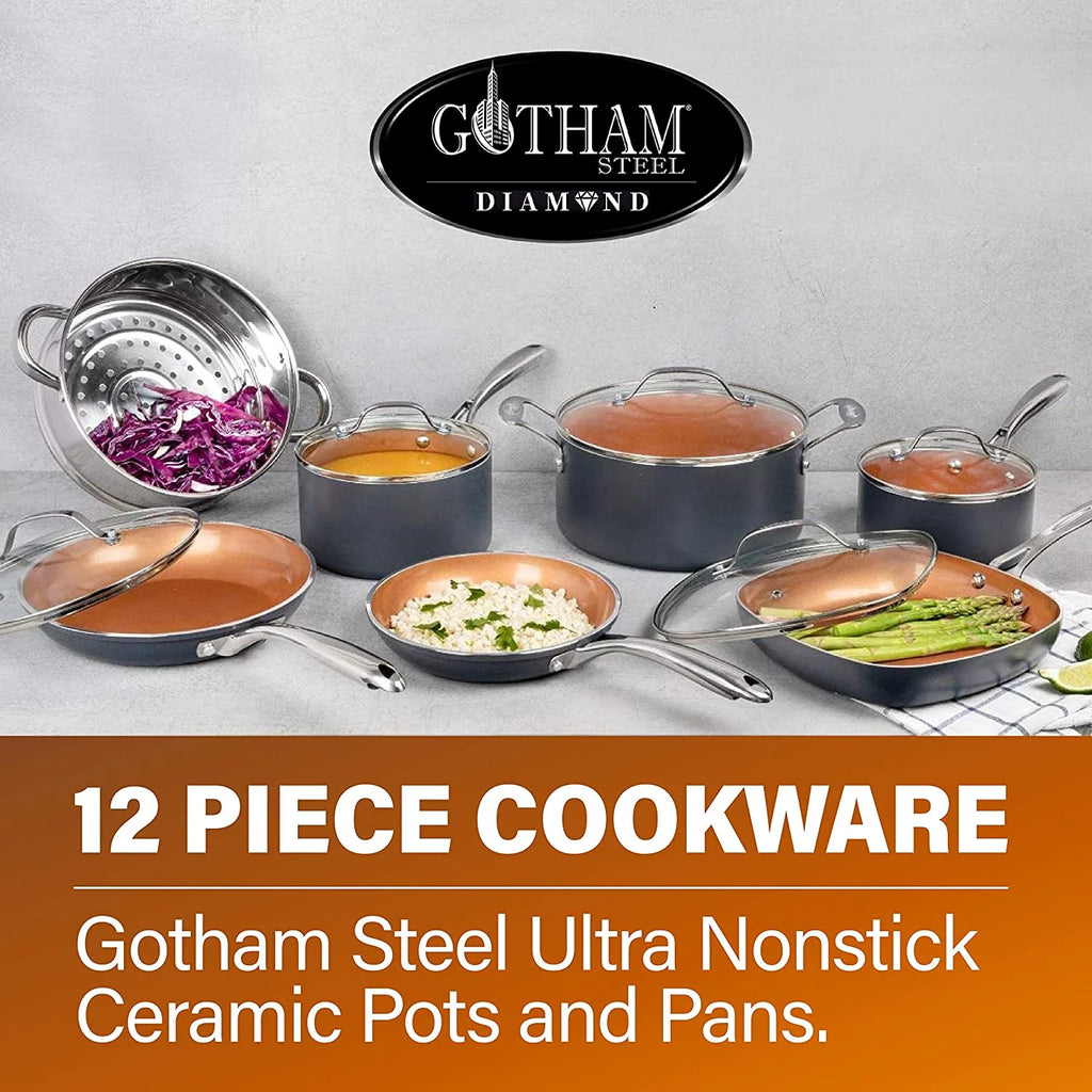 12 Piece Non-stick Cookware Set V711