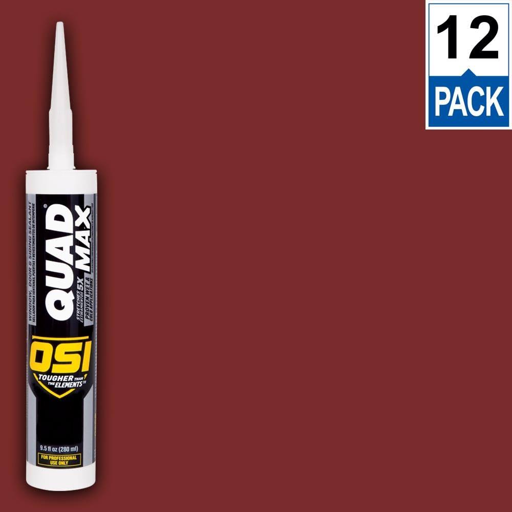 10oz Red Window Door Siding Sealant Caulk 12ct V4102
