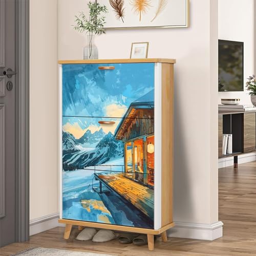 3 Drawer Shoe Cabinet Slim L79585