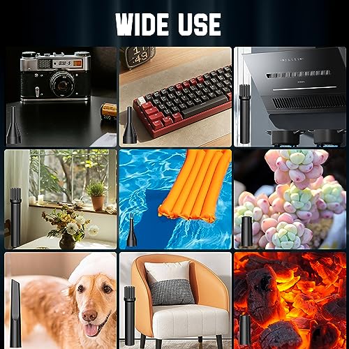 Cordless Electric Air Duster with LED Light U805