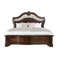 Brown Cherry Queen Wood Panel Bed Y828291