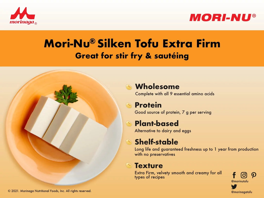 12.3 oz x 12 Packs Extra Firm Silken Tofu W6716