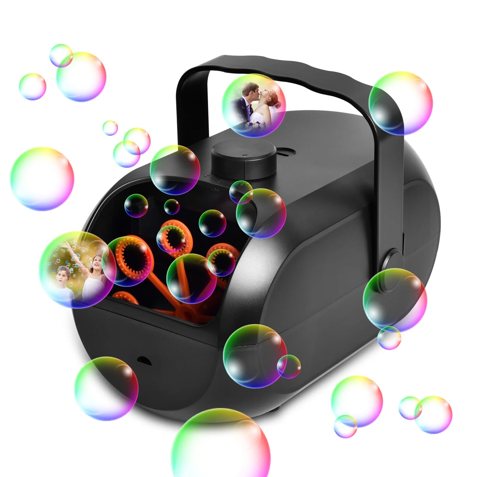 Portable Rechargeable Bubble Machine Y85674