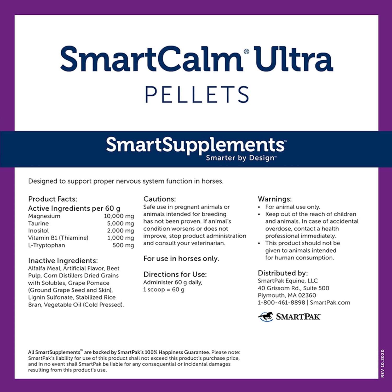Horse Calming Supplies Premeasured Pack Q606377