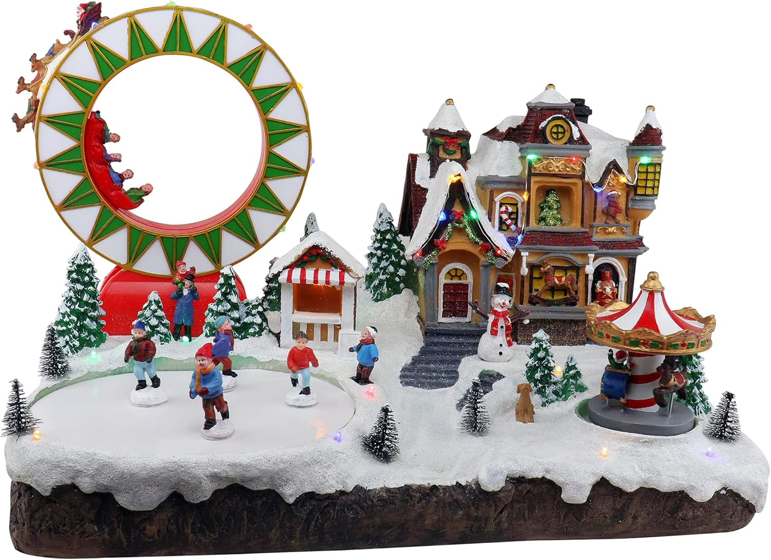 Animated Musical Christmas Village G993