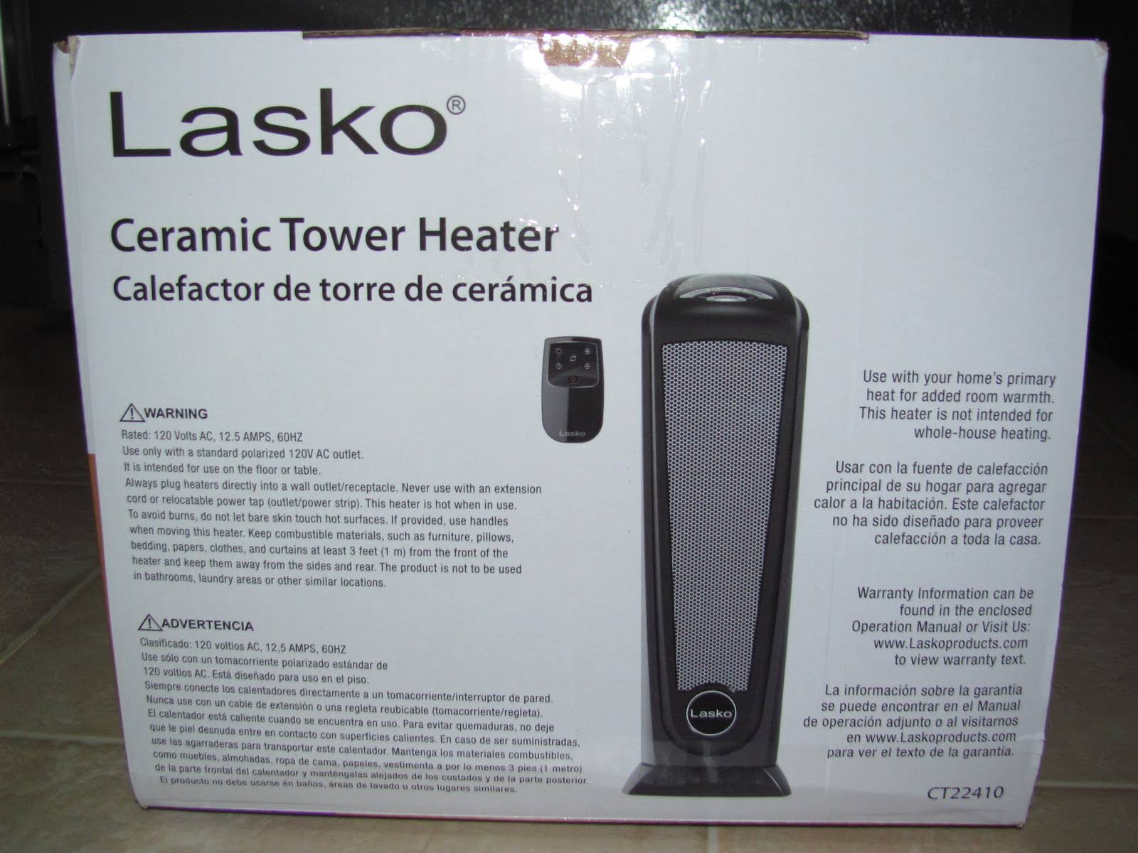 Electric Ceramic Tower Space Heater C7334