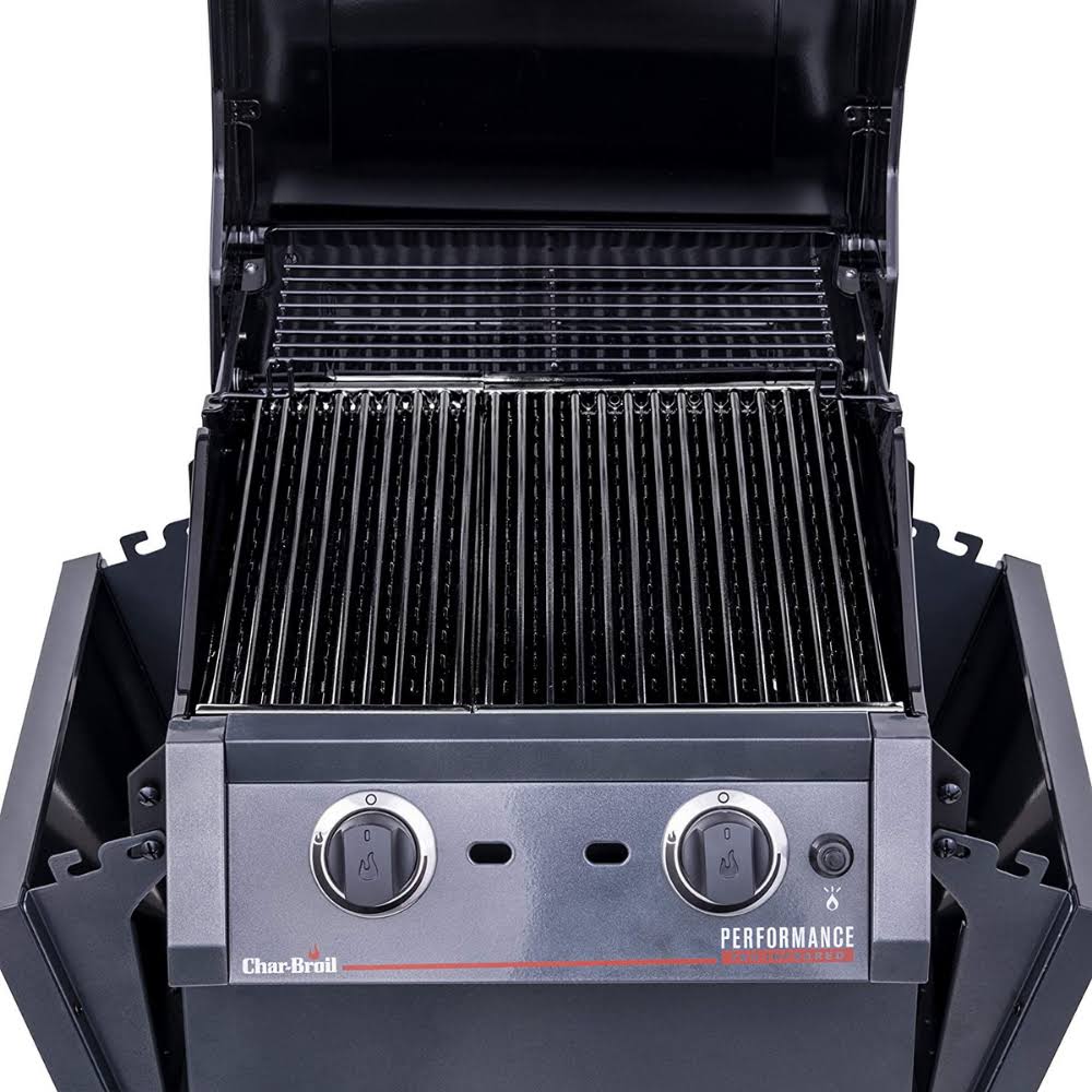 Metallic Gray 2-Burner Liquid Propane Gas Grill P313