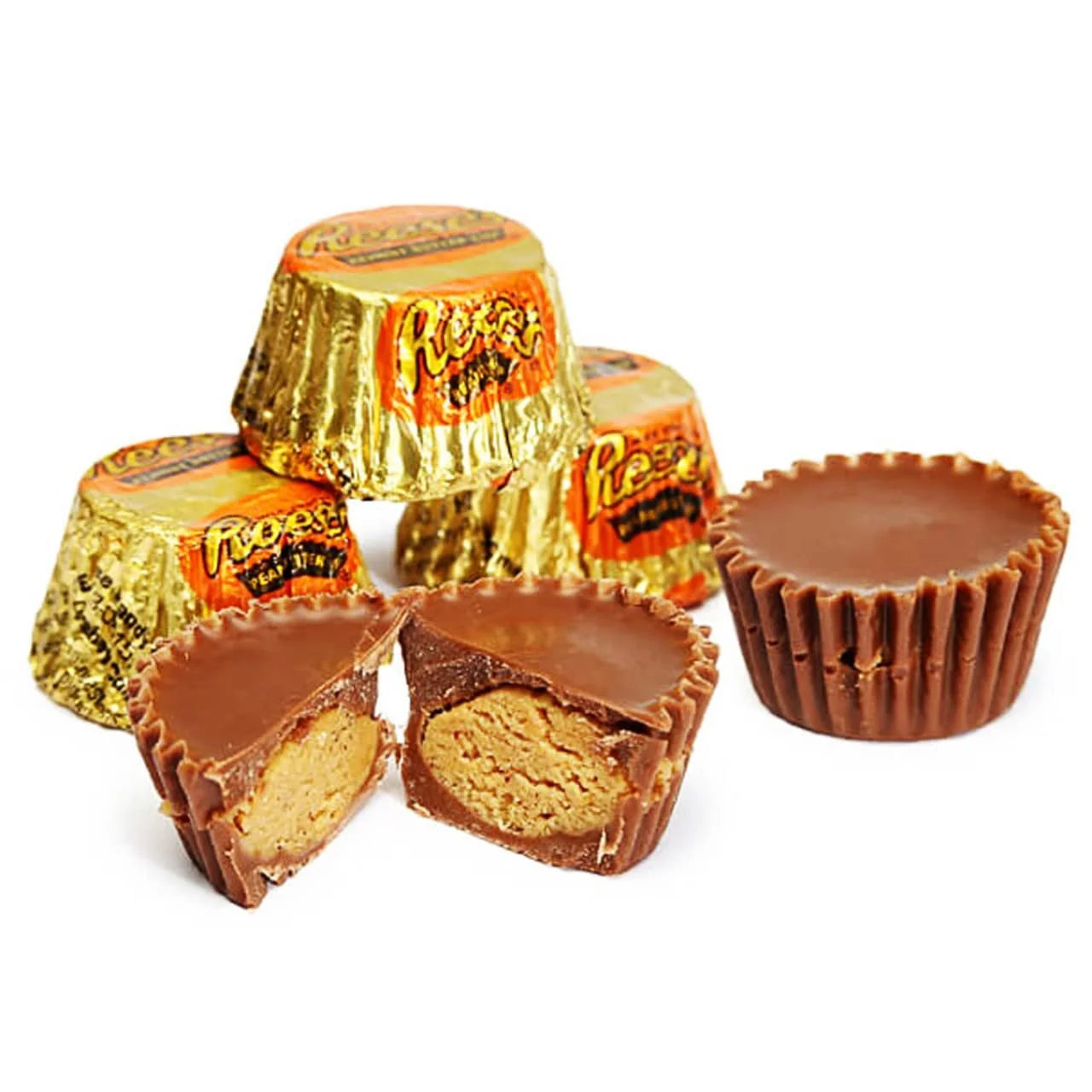 Mini Peanut Butter Cups - 4 Pound Bag - Individually Wrapped Chocolates R770538