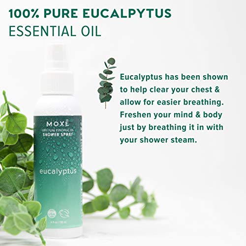 Eucalyptus Oil Shower Mist, 100% Essential Oils (4oz) L166