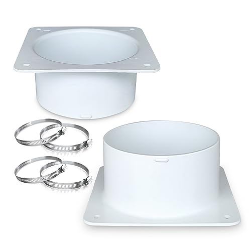 4" Plastic Air Vent Duct Connector Flange L23489