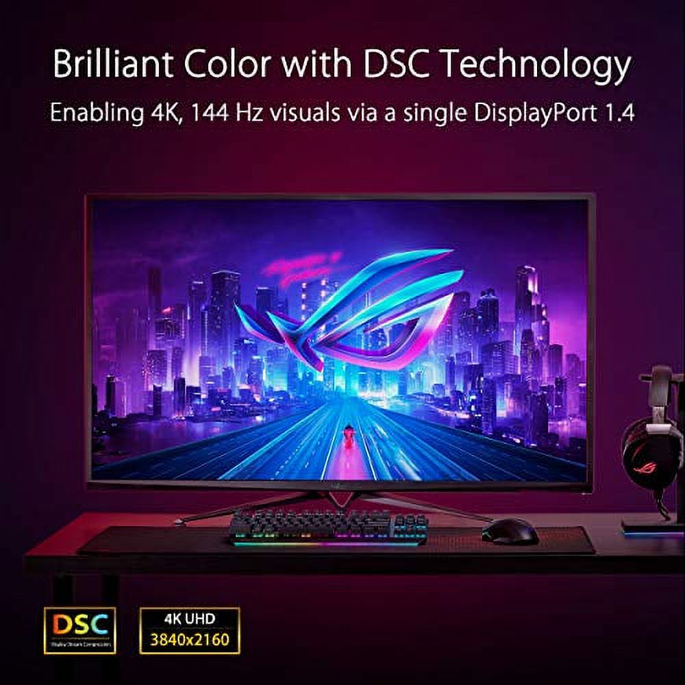 43" 4K HDR Gaming Monitor, 144Hz, G-SYNC Compatible, 1ms G40025