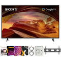43 Inch 4K HDR LED Smart TV with Google TV Bundle with Wall Mount, Surge Adapter, 2x 6FT 4K HDMI 2.0 Cable D5865