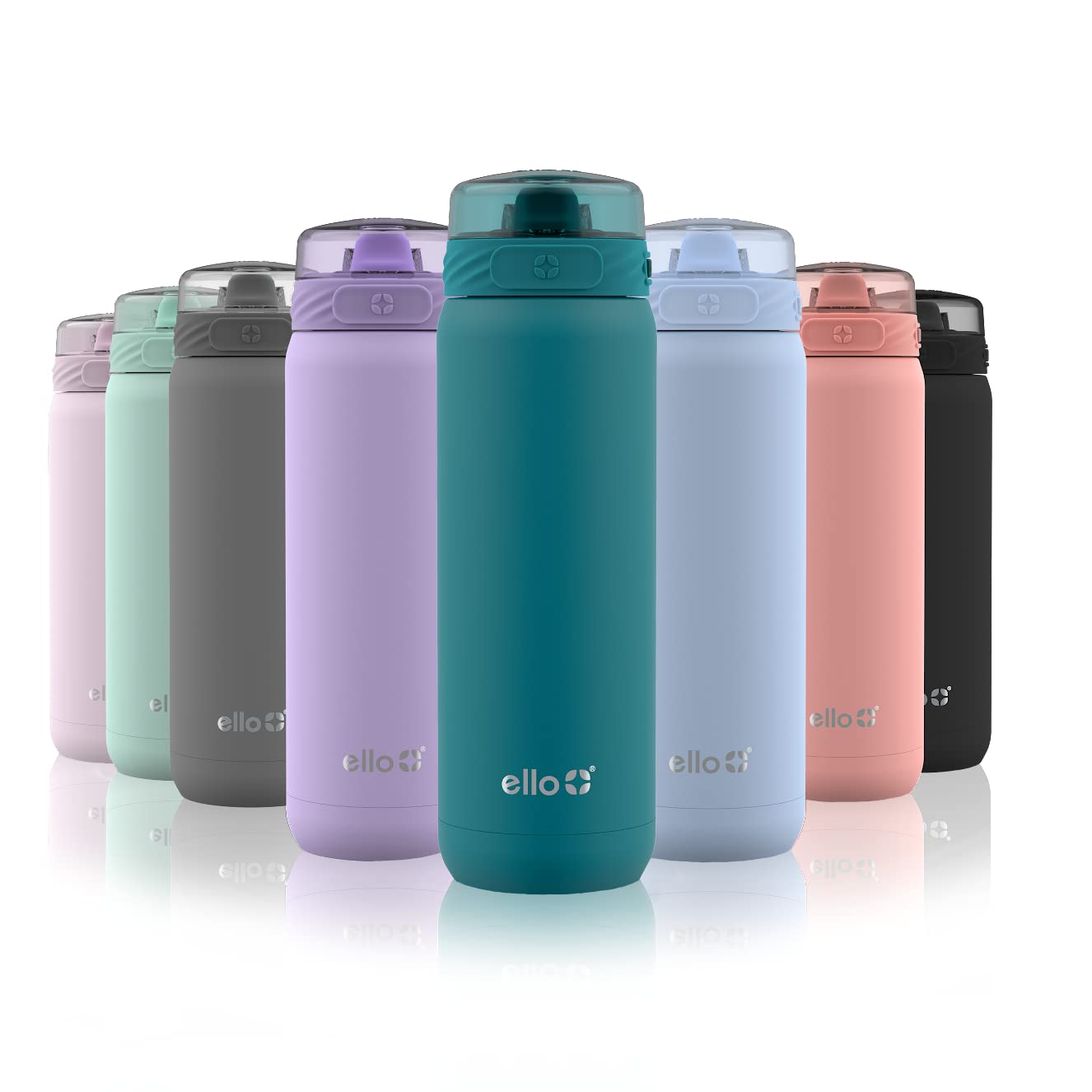 22oz Stainless Steel Water Bottle with Straw and Carry Handle Z716615