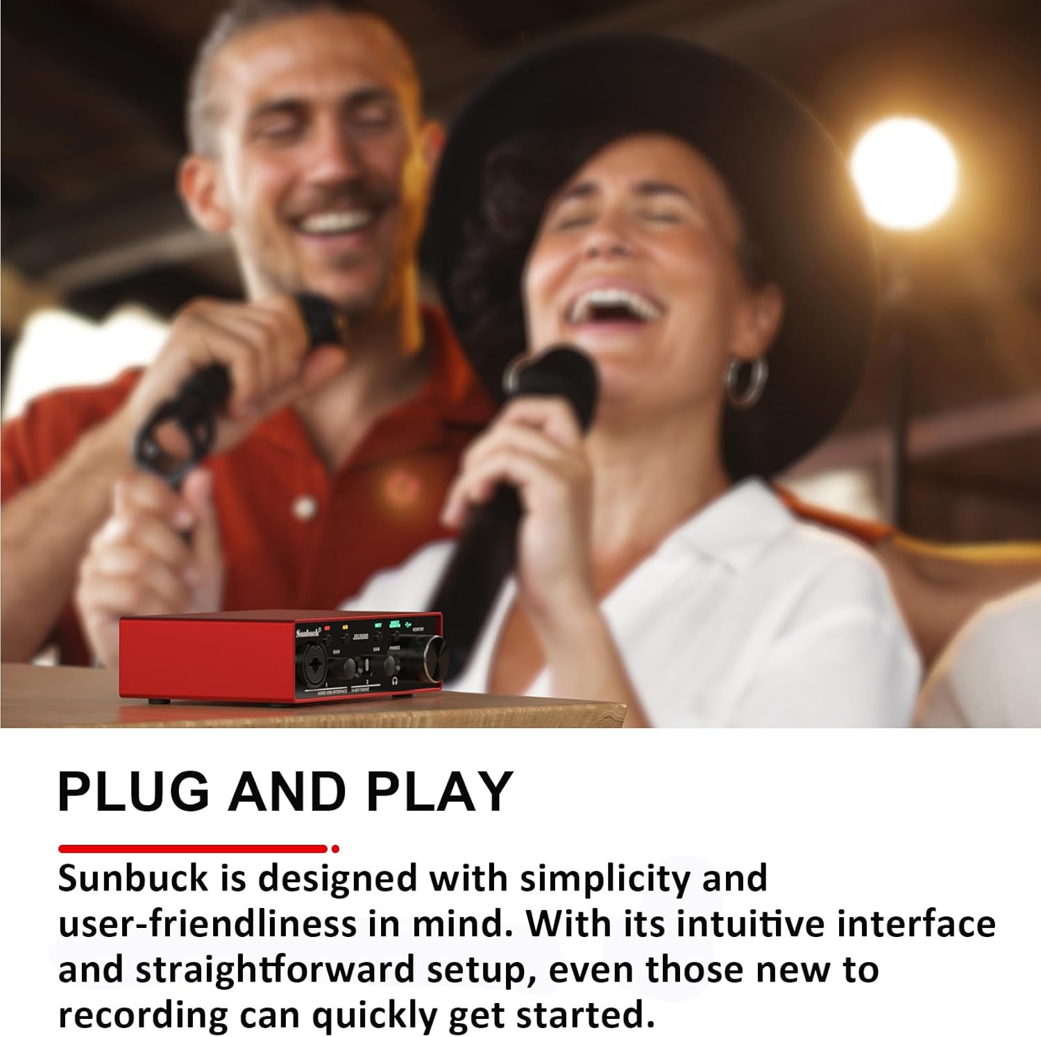 24Bit/192kHz USB Audio Interface with XLR/48V Phantom Power P29191