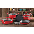 10-Piece Non-Stick Pre-Seasoned Pots and Pans Cookware Set V1903