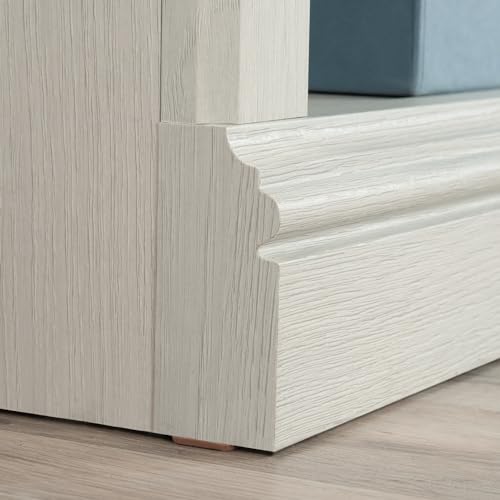 5 Tier Wooden Bookcase Bookshelf in Chalked Chestnut P9155