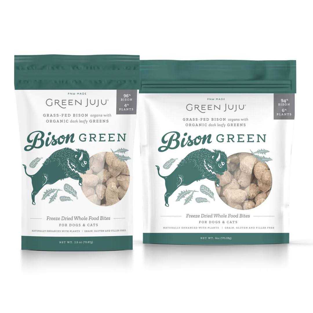 Green Freeze Dried Bison Pet Supplies X931