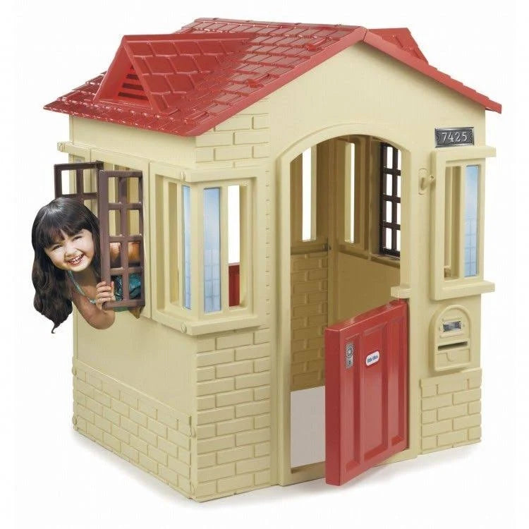 Tan Cape Cottage Small Compact Portable Playhouse T8020