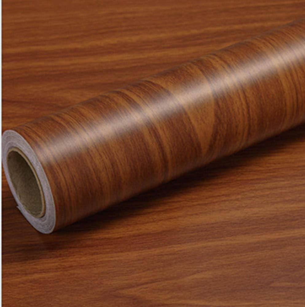 15.8inch by 79inch Wood Grain Adhesive Vinyl Film Peel Stick Wallpaper Z182344