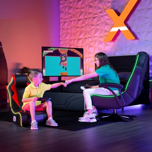 Foldable Bluetooth Audio Floor Chair with Headrest Mounted Speakers S6571