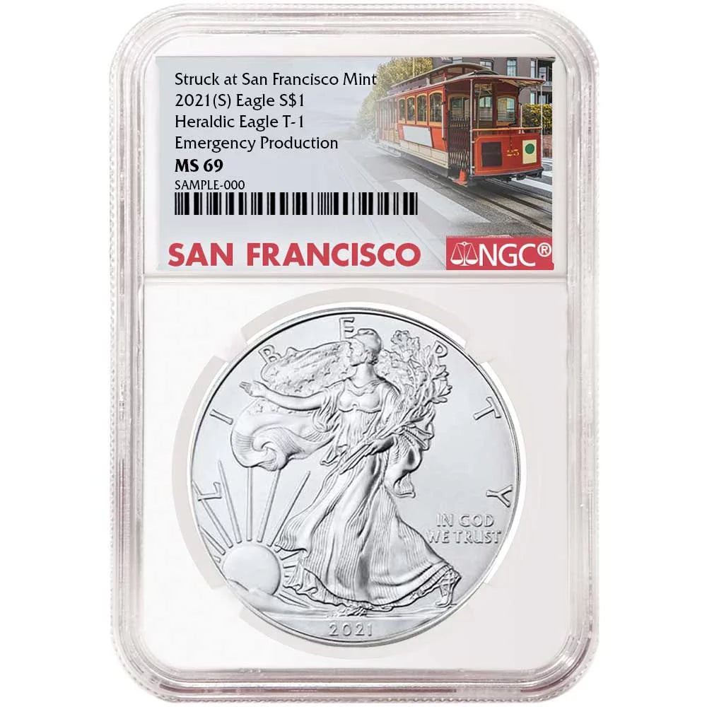 2021 American Silver Eagle NGC MS69 G6264