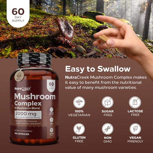 180 Mushroom Capsules X5582