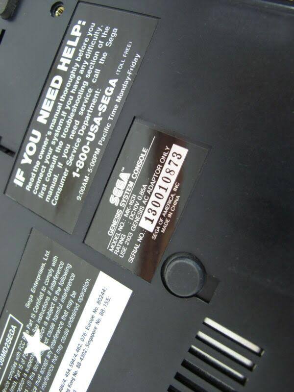 Sega Genesis 32x System Console with Power Supply and Link Cable Z44298