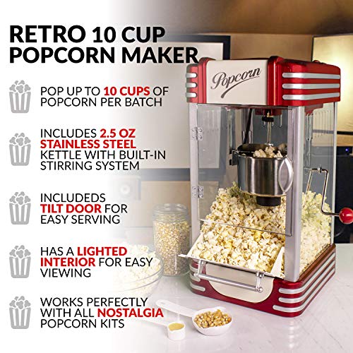 White Red 2.5 Oz Popcorn Maker I382