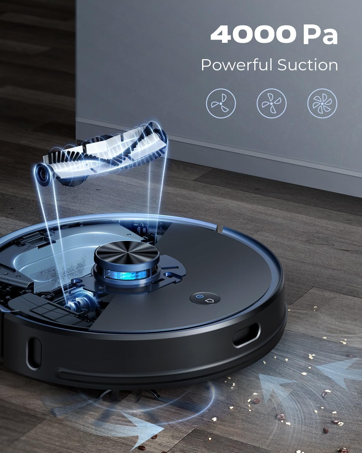 3 in 1 Robot Vacuum and Mop Combo with Self Emptying Station K8842