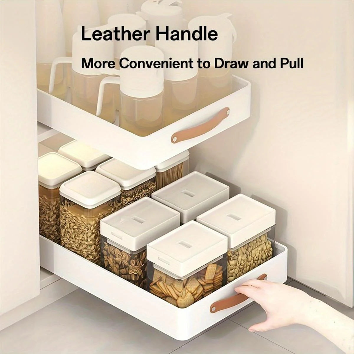 Heavy Duty Pull Out Cabinet Organizer Drawer Storage Shelf V92137