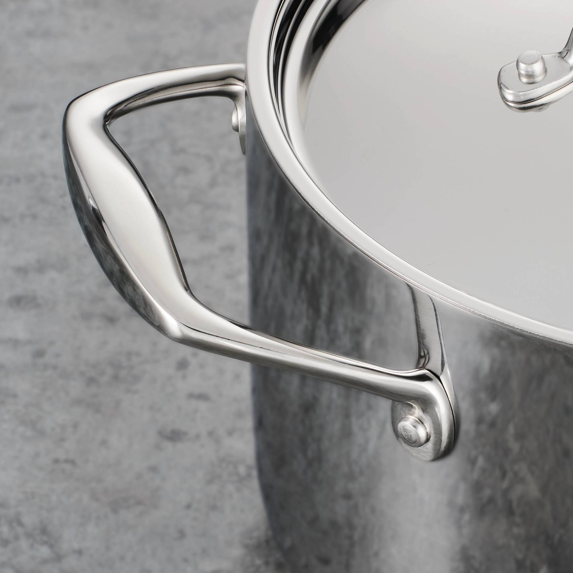 Tri-Ply Clad 3-Quart Covered Deep Saute Pan Y23216